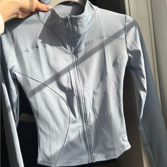 Women's Light Blue Jacket - Picture 3 of 8